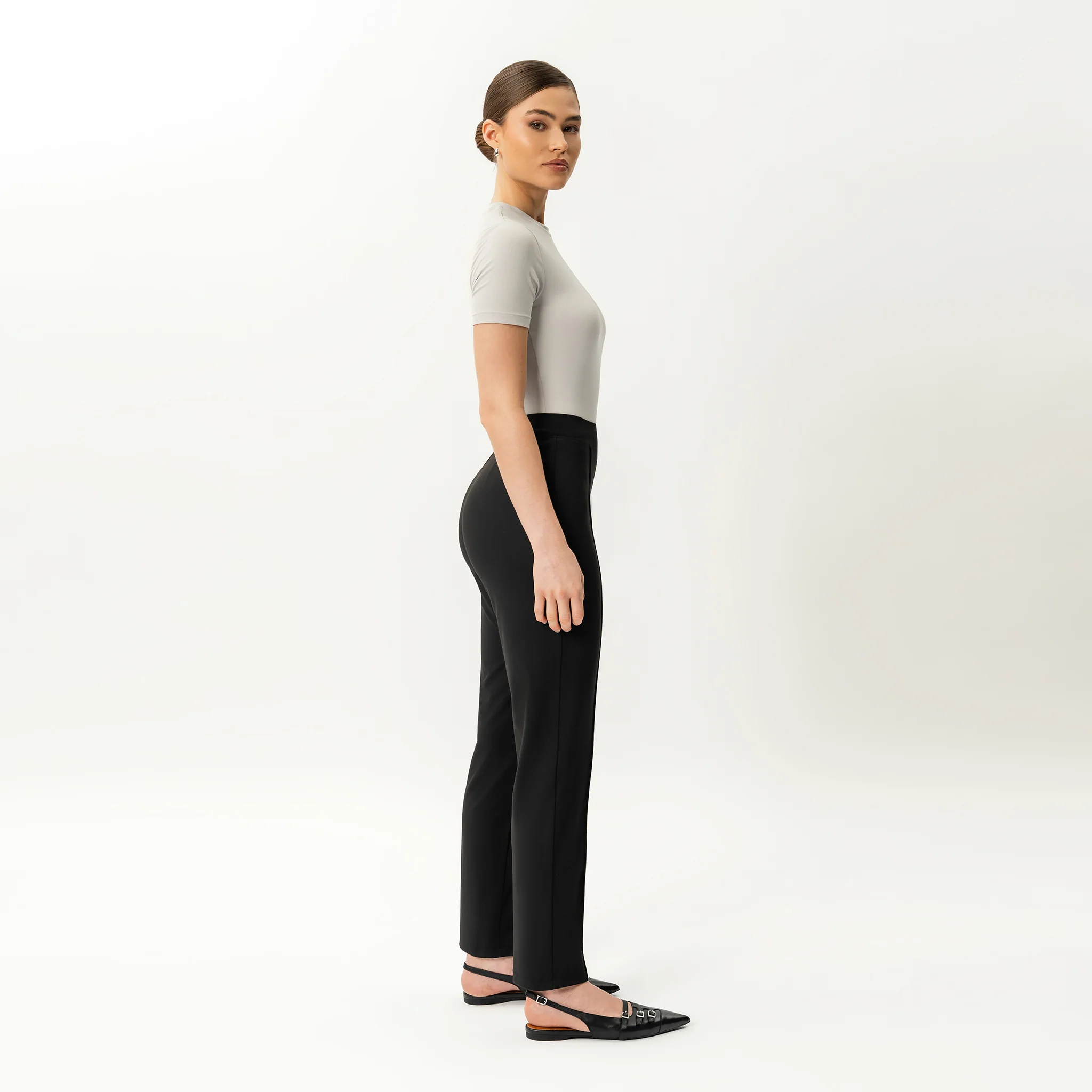 Asana Slim Front Crease Pant - Image 6