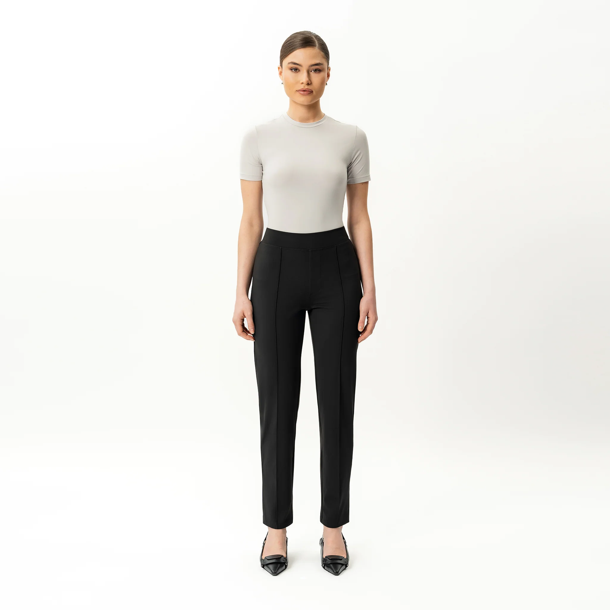 Asana Slim Front Crease Pant - Image 7