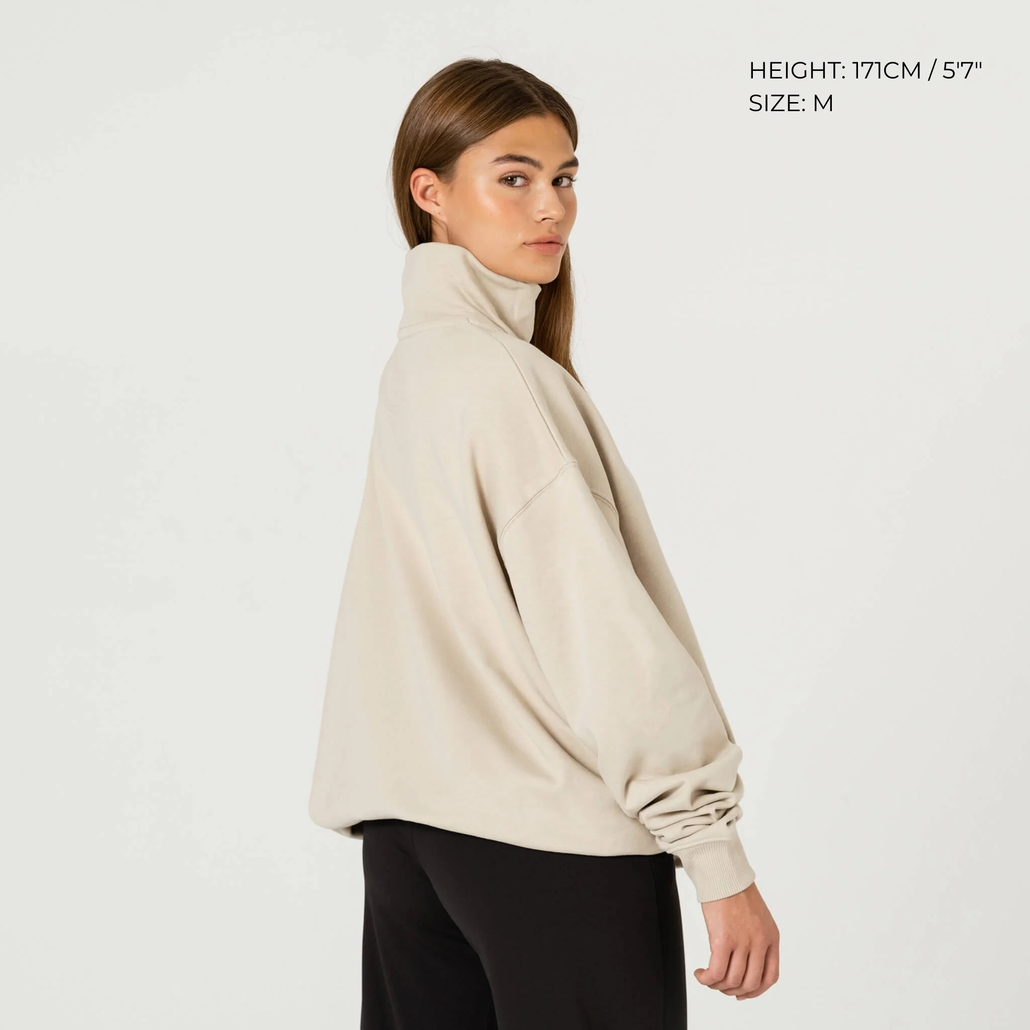 Quarter-Zip Relaxed Sweater - Image 8