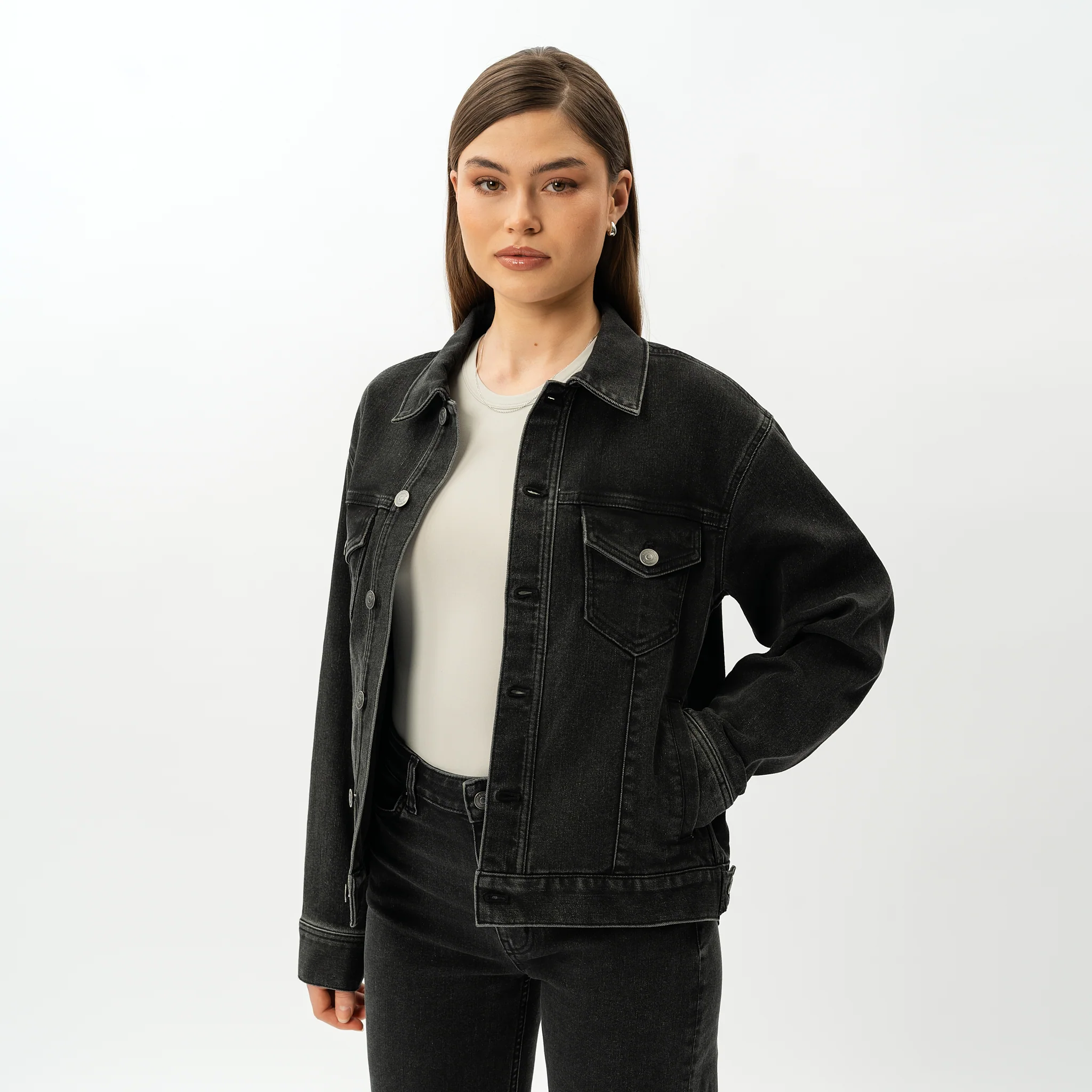Stretchy ComfortDenim™ Jacket - Image 3