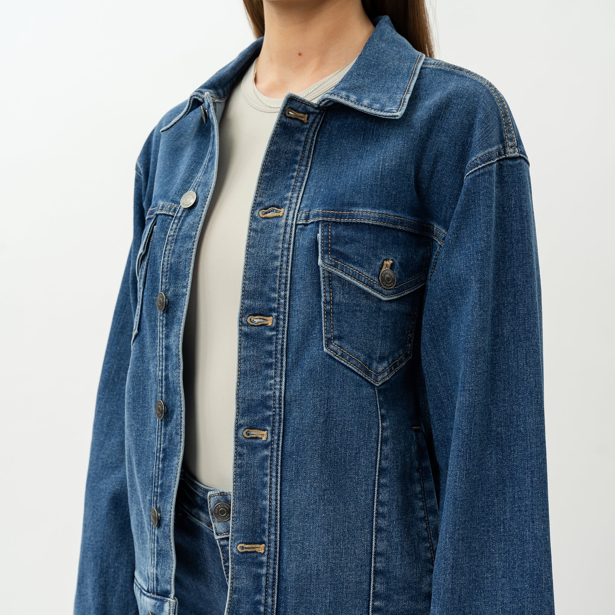 Stretchy ComfortDenim™ Jacket - Image 4