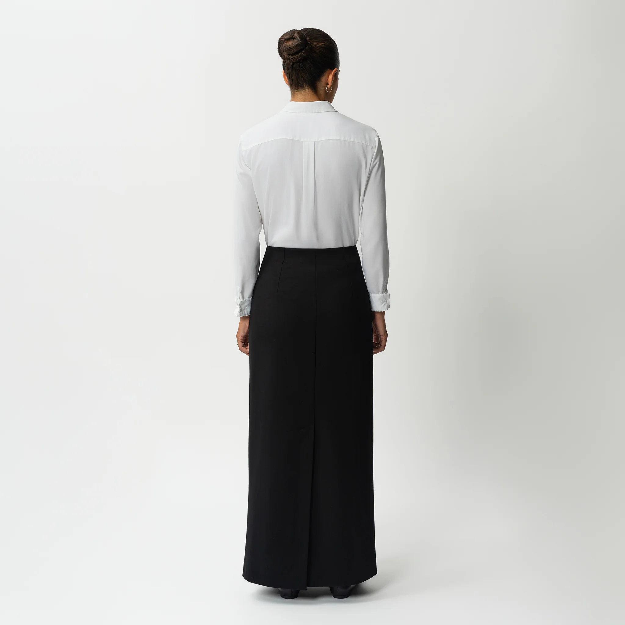 Tailored Ponte Maxi Skirt - Image 7